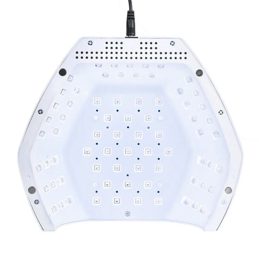 Lampada per unghie Molly Nails UV/LED 298W per smalti ibridi, gel e gel acrilici, bianca BQ-L8 - Lady&Oscar