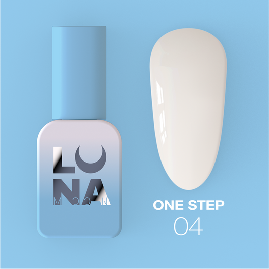 Lunamoon One Step nr4 8ml - smalto gel monofasico 3in1 per pedicure