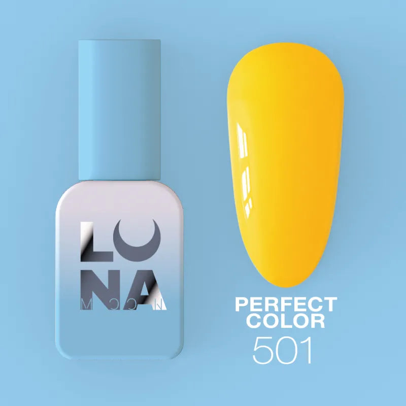 Lunamoon Perfect Color N°501 8ml - smalto gel tonalità giallo