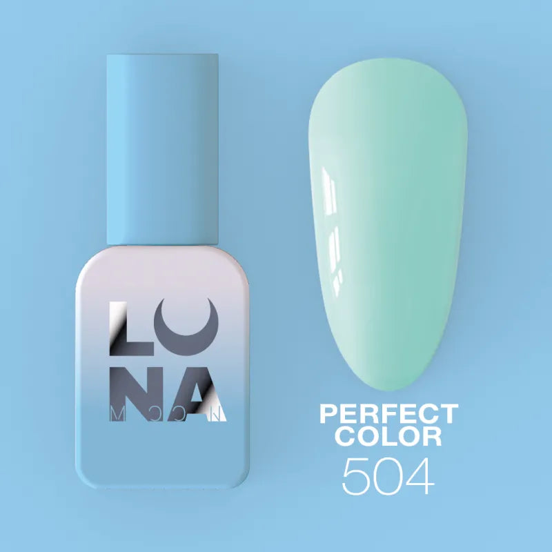 Lunamoon Perfect Color N°504 8ml - smalto gel tonalità verde pastello