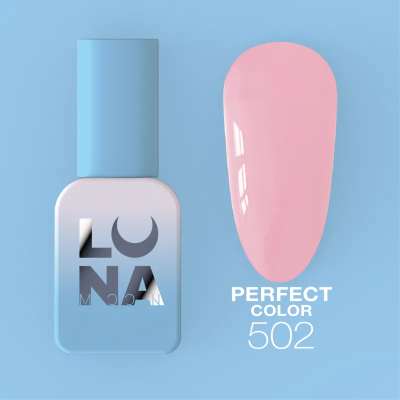Lunamoon Perfect Color N°502 8ml - smalto gel tonalità rosa pastello