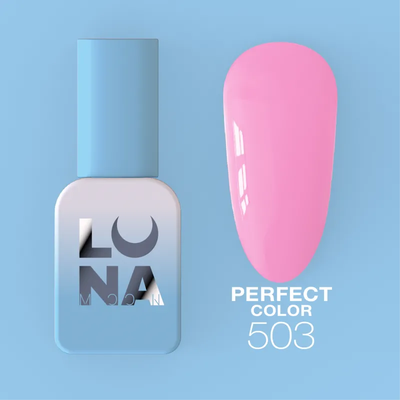 Lunamoon Perfect Color N°503 8ml - smalto gel tonalità rosa pastello
