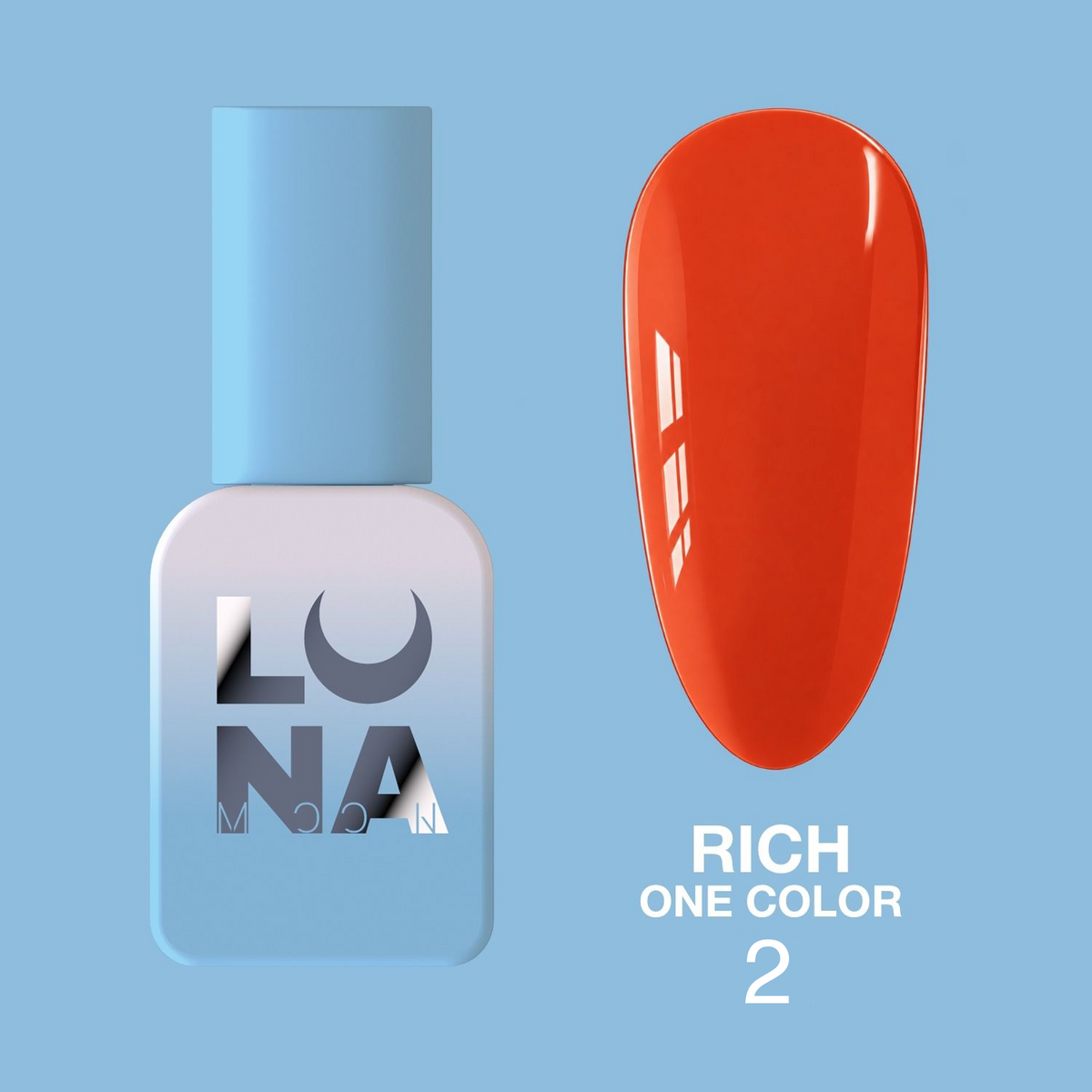 Lunamoon Rich One Color N°2 8ml - smalto gel semipermanente collezione autunno