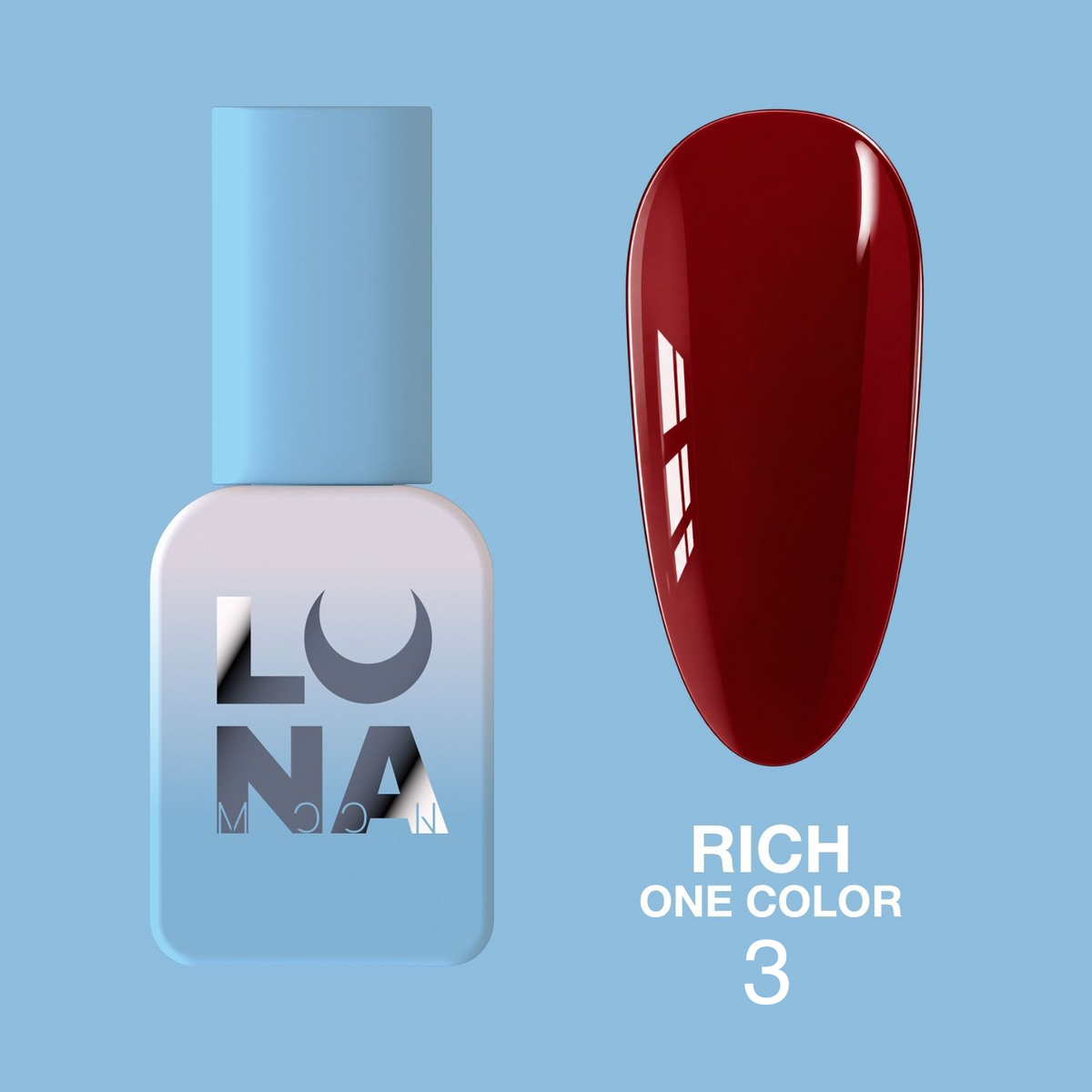 Lunamoon Rich One Color N°3 8ml - smalto gel semipermanente collezione autunno