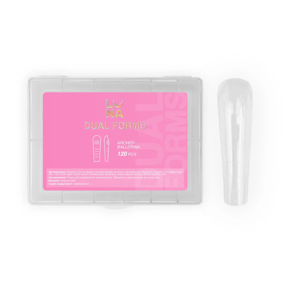 Lunamoon Dual Nail Forms Arched Ballerina