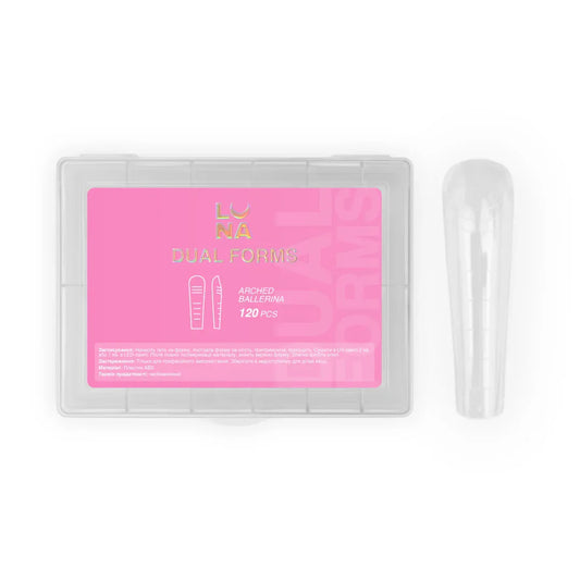 Lunamoon Dual Nail Forms Arched Ballerina