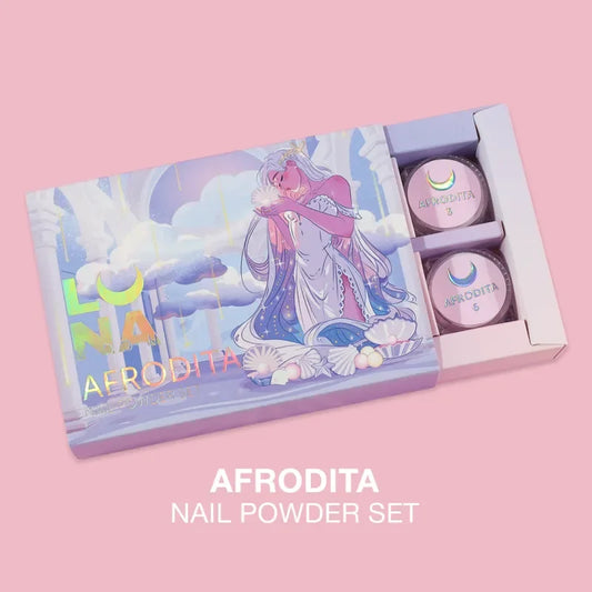 Lunamoon Afrodita Nail Powder Set 6pcs