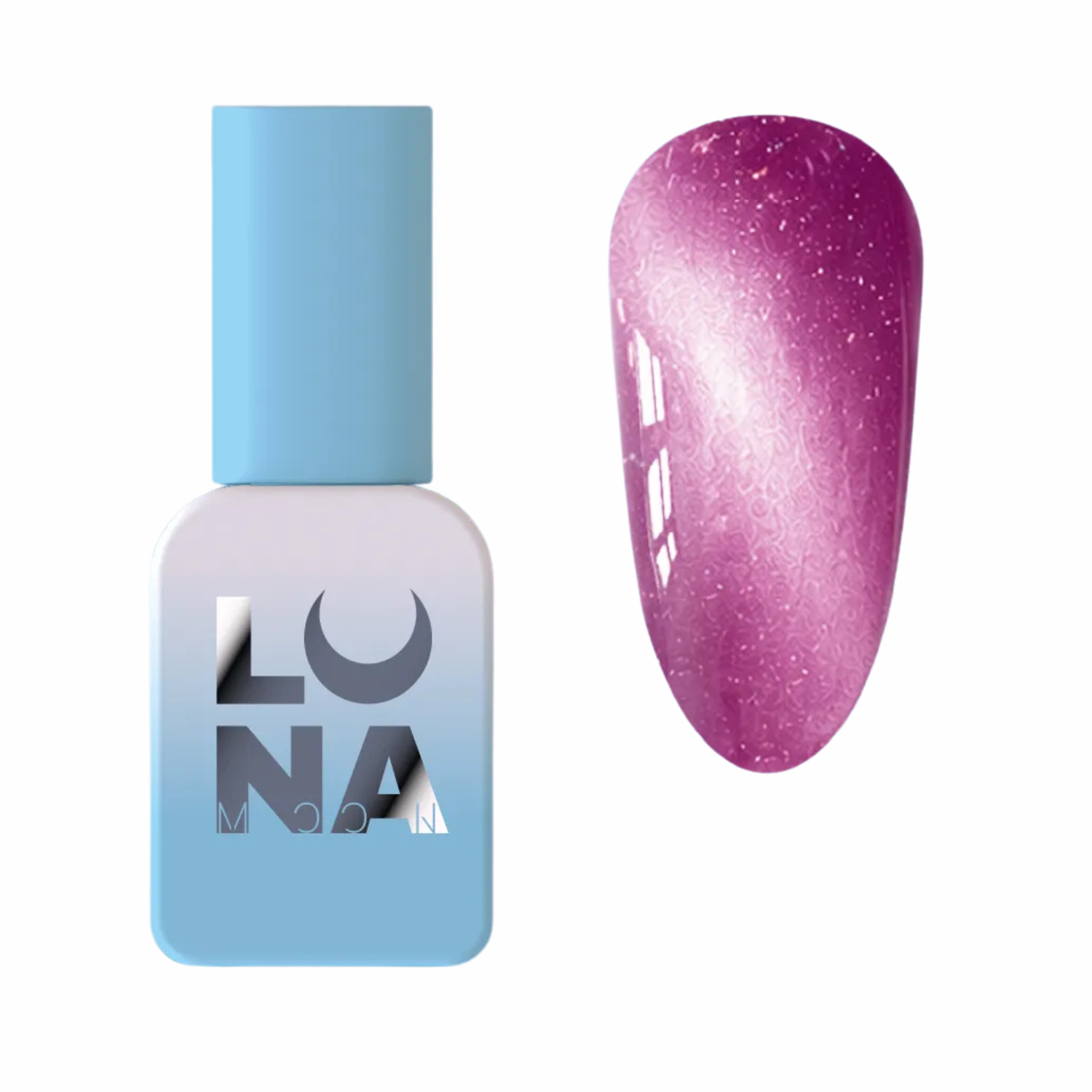 Lunamoon Color Magnetic Cat Eye N°8 8ml - gel effetto cat eye magnetico