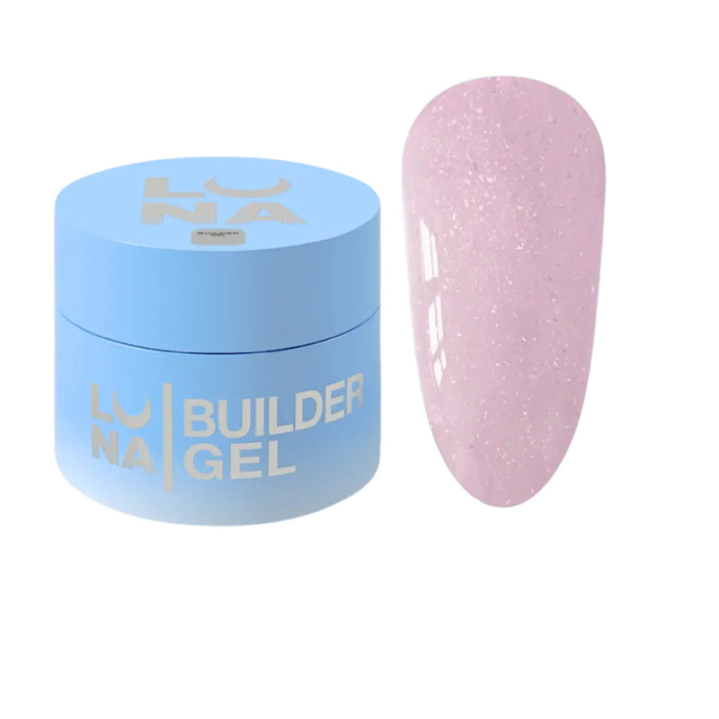 Lunamoon Shimmer Gel N°8 15ml - vasetto gel costruttore shimmer per unghie