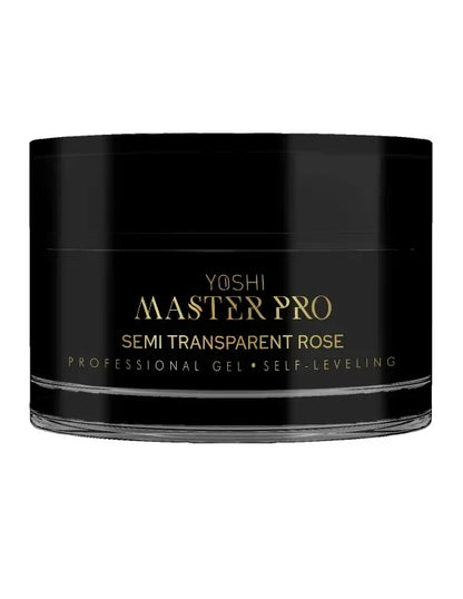 Yoshi Master PRO Gel UV LED Semi Transparent Rose 15 ml - Lady&Oscar