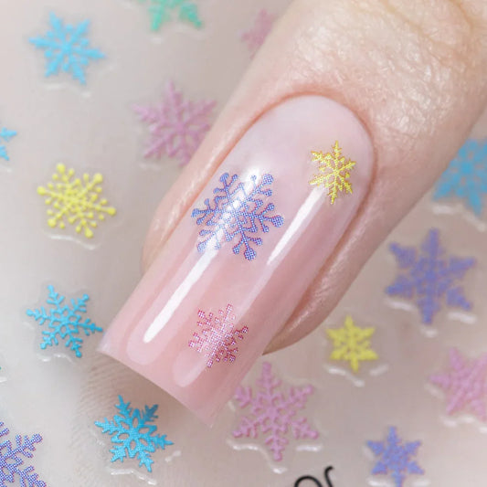 Adesivi per unghie natalizi Molly Nails autoadesivi JO-1211