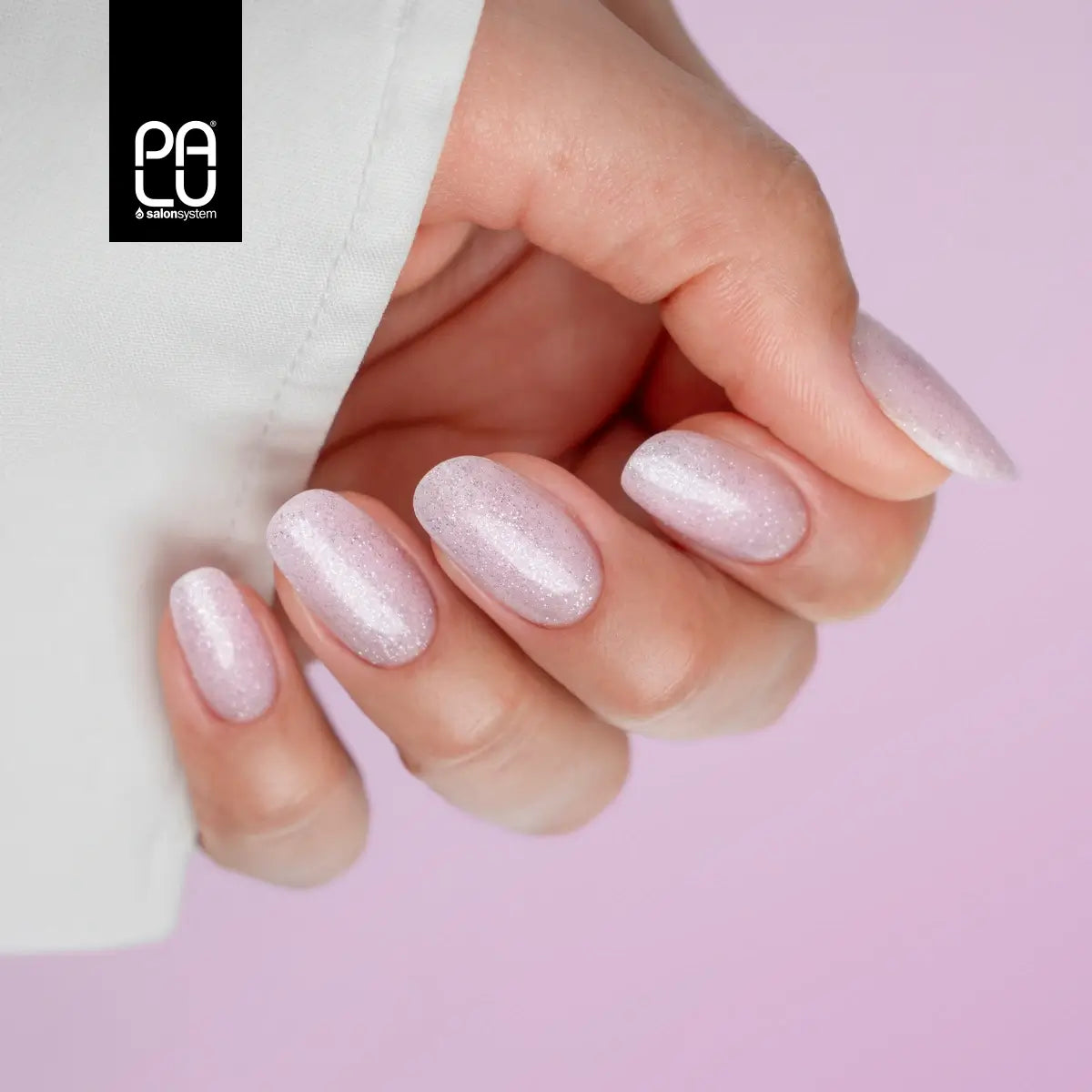 Palu Top Fabulous No Wipe 11g – top semipermanente rosato semitrasparente con glitter argento, immagine 6