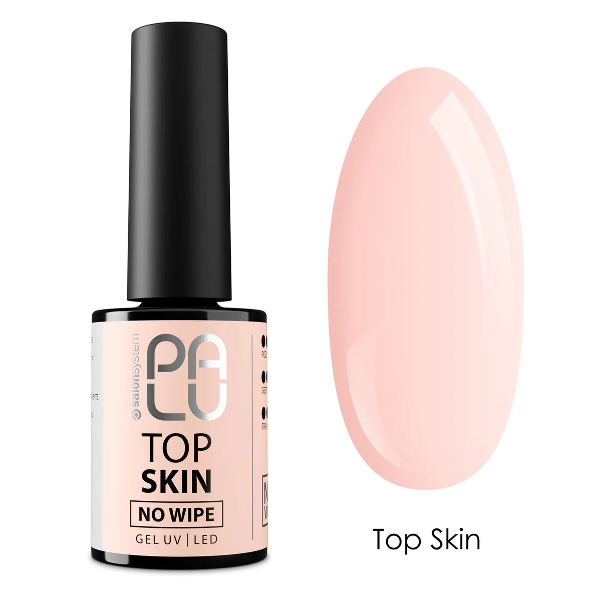 Palu Top Skin No Wipe 11g – top semipermanente nude pesca semitrasparente