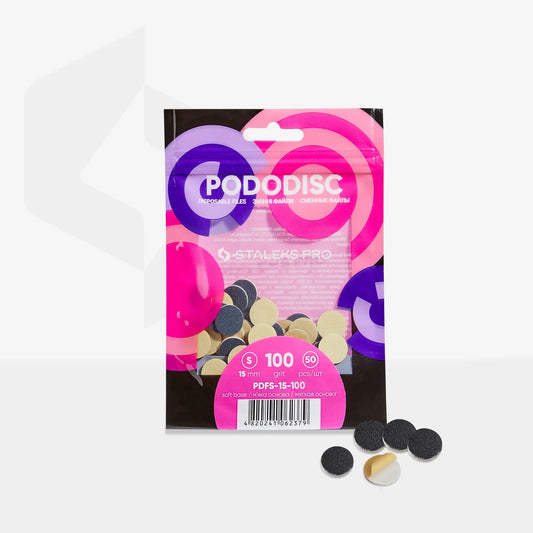 Lime di ricambio su base morbida per il disco per pedicure PODODISC STALEKS PRO S (50 pz) - Lady&Oscar