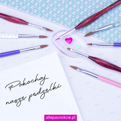 Pennello universale trasparente per decorazioni acriliche e gel acquerello n° 4 Mollylac - Lady&Oscar