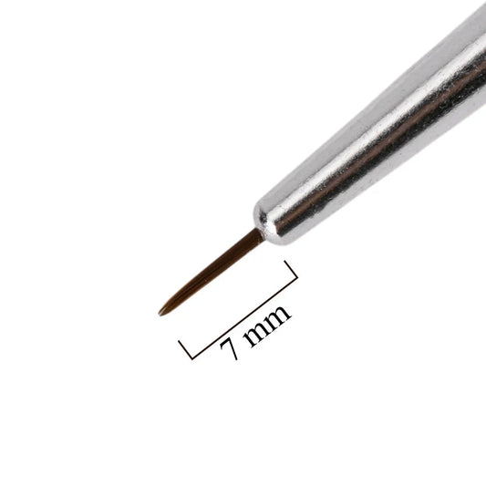 Pennello per nail art nero NTN Premium, misura 000