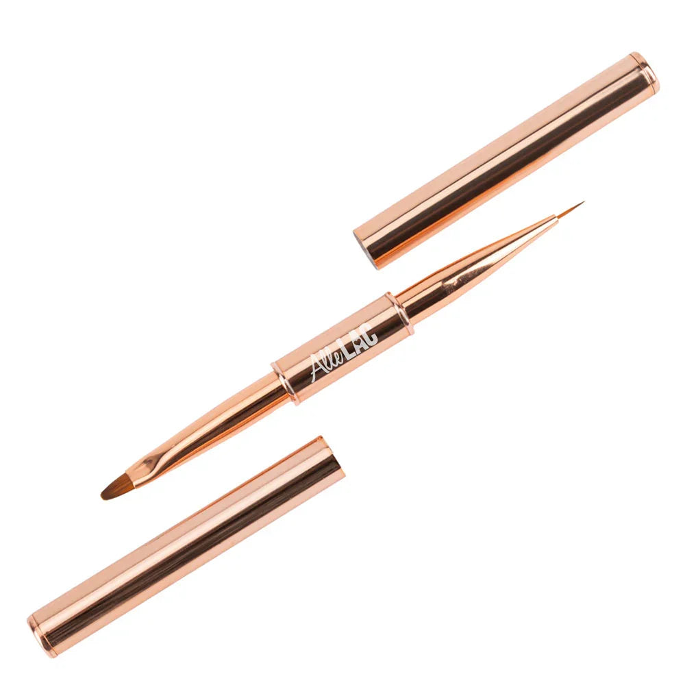 Pennello gel bifacciale 6 ovali per decorazioni 9 mm AlleLac - Lady&Oscar