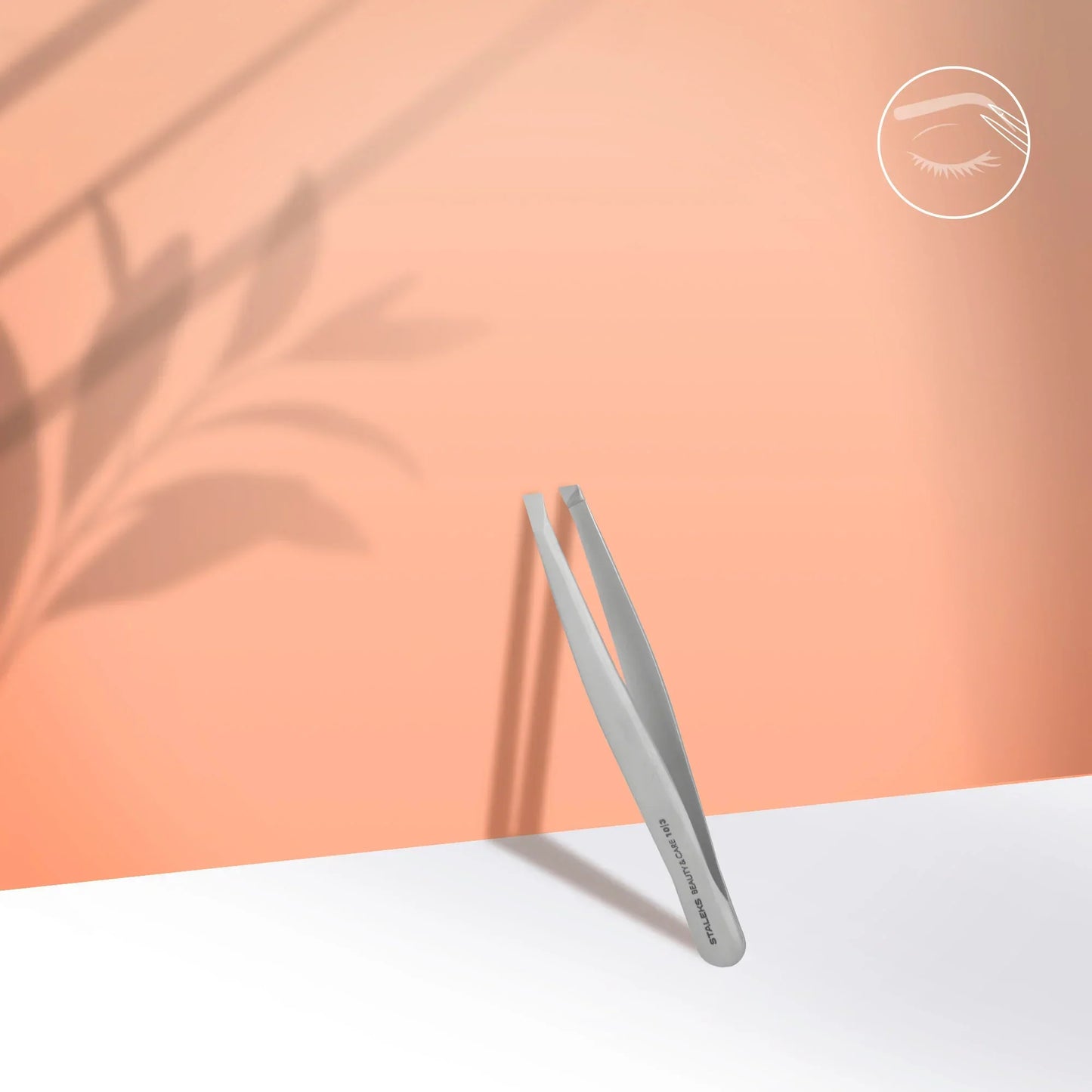 Pinzetta per sopracciglia BEAUTY & CARE 10 TIPO 3 (bordi smussati larghi) - Lady&Oscar