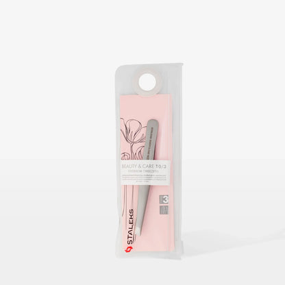 Pinzetta per sopracciglia BEAUTY & CARE 10 TIPO 3 (bordi smussati larghi) - Lady&Oscar
