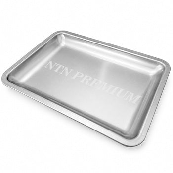 Vassoio metallico per attrezzi NTN Premium, rettangolare, argento
