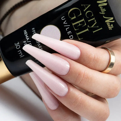 Molly Lac Acryl gel Pink Sparkle 30ml (tube) - Lady&Oscar