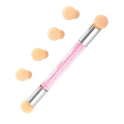 GNB Doppio pennello con spugna ombre e nail art - zirconia pink - Lady&Oscar