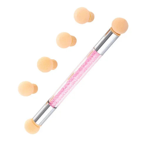 GNB Doppio pennello con spugna ombre e nail art - zirconia pink - Lady&Oscar