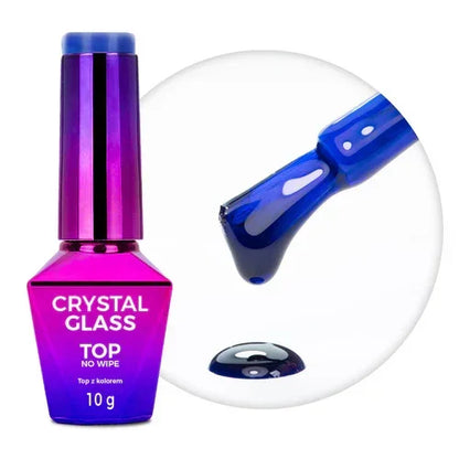 Molly Lac Top Crystal Glass Blue 10g - Lady&Oscar