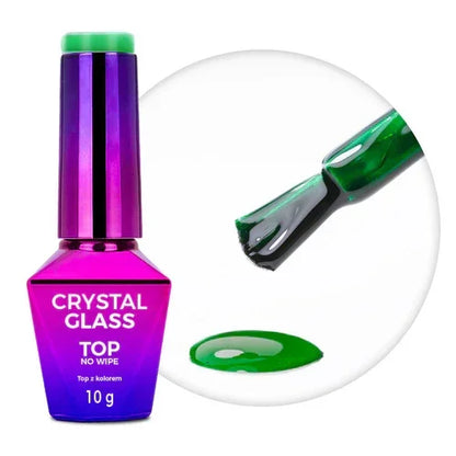 Molly Lac Top Crystal Glass Green 10g - Lady&Oscar