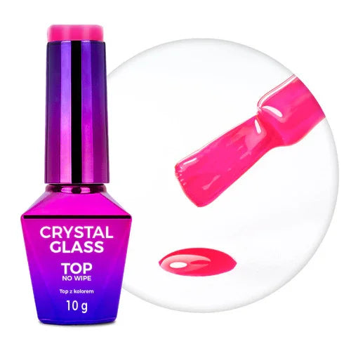 Molly Lac Top Crystal Glass Pink 10g - Lady&Oscar