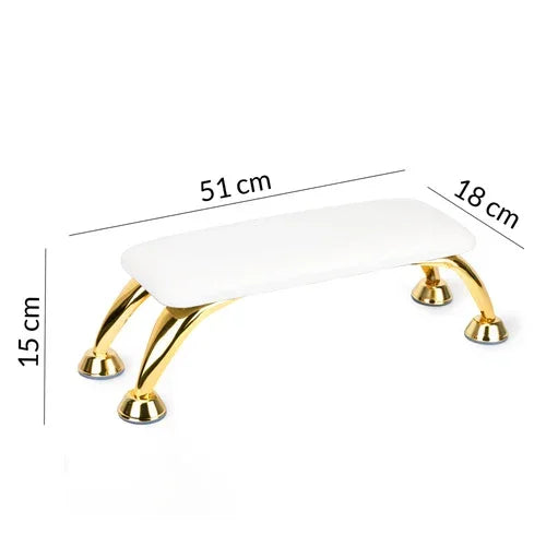 Alle Lac Supporto per Manicure con gambe - white and gold - Lady&Oscar