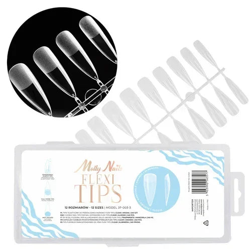 Molly Nails Flexi Tips Mandorla Trasparente 240pz - Lady&Oscar