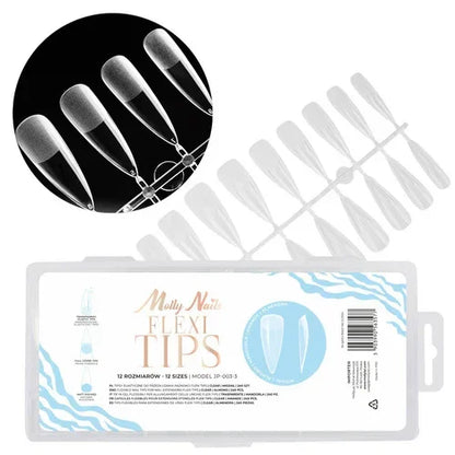 Molly Nails Flexi Tips Mandorla Trasparente 240pz - Lady&Oscar