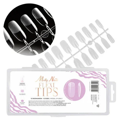 Molly Nails Flexi Tips Oval Trasparente 240pz - Lady&Oscar