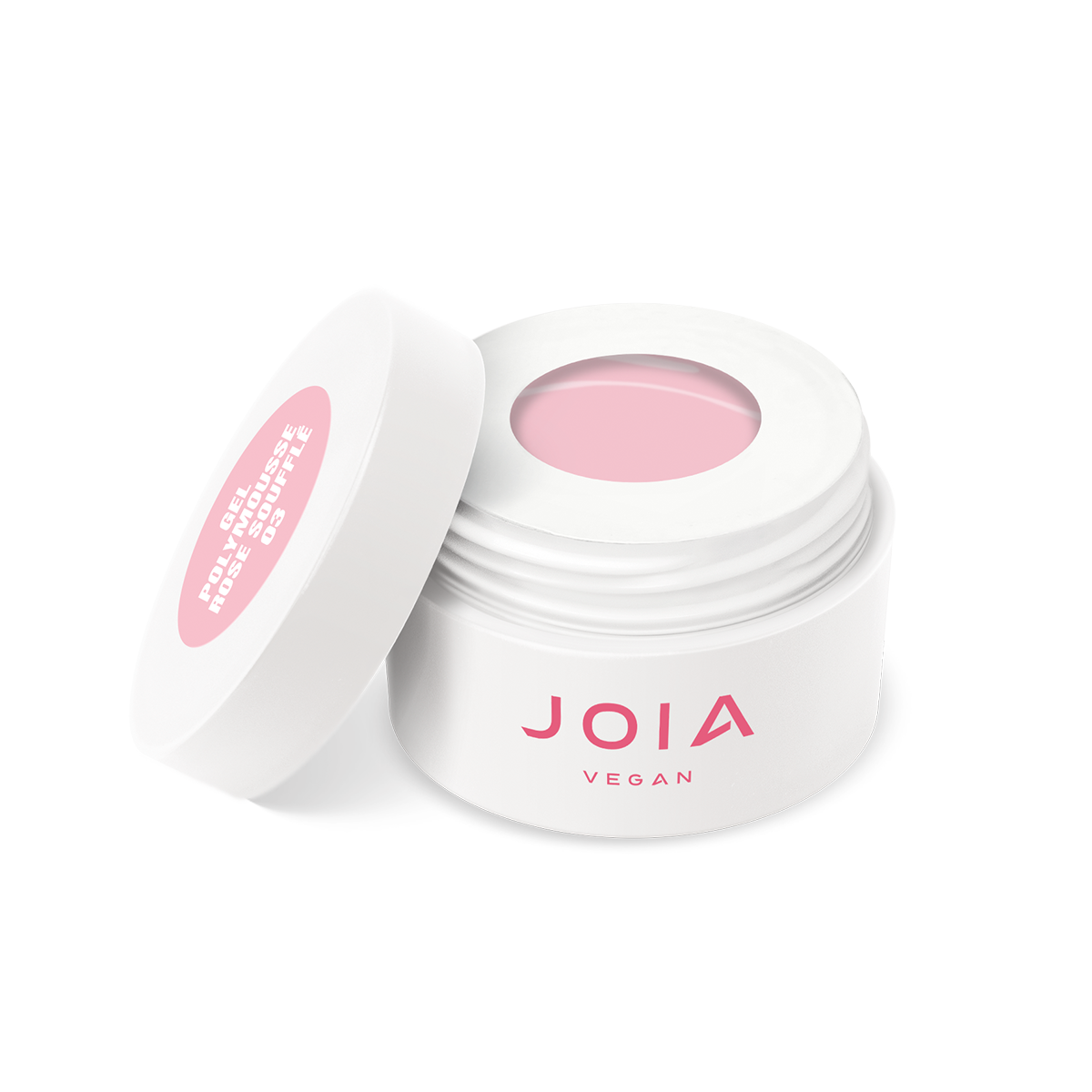 JOIA vegan UV/LED Polymousse Gel JOIA vegan, 03 Rose Soufflé, 15 ml
