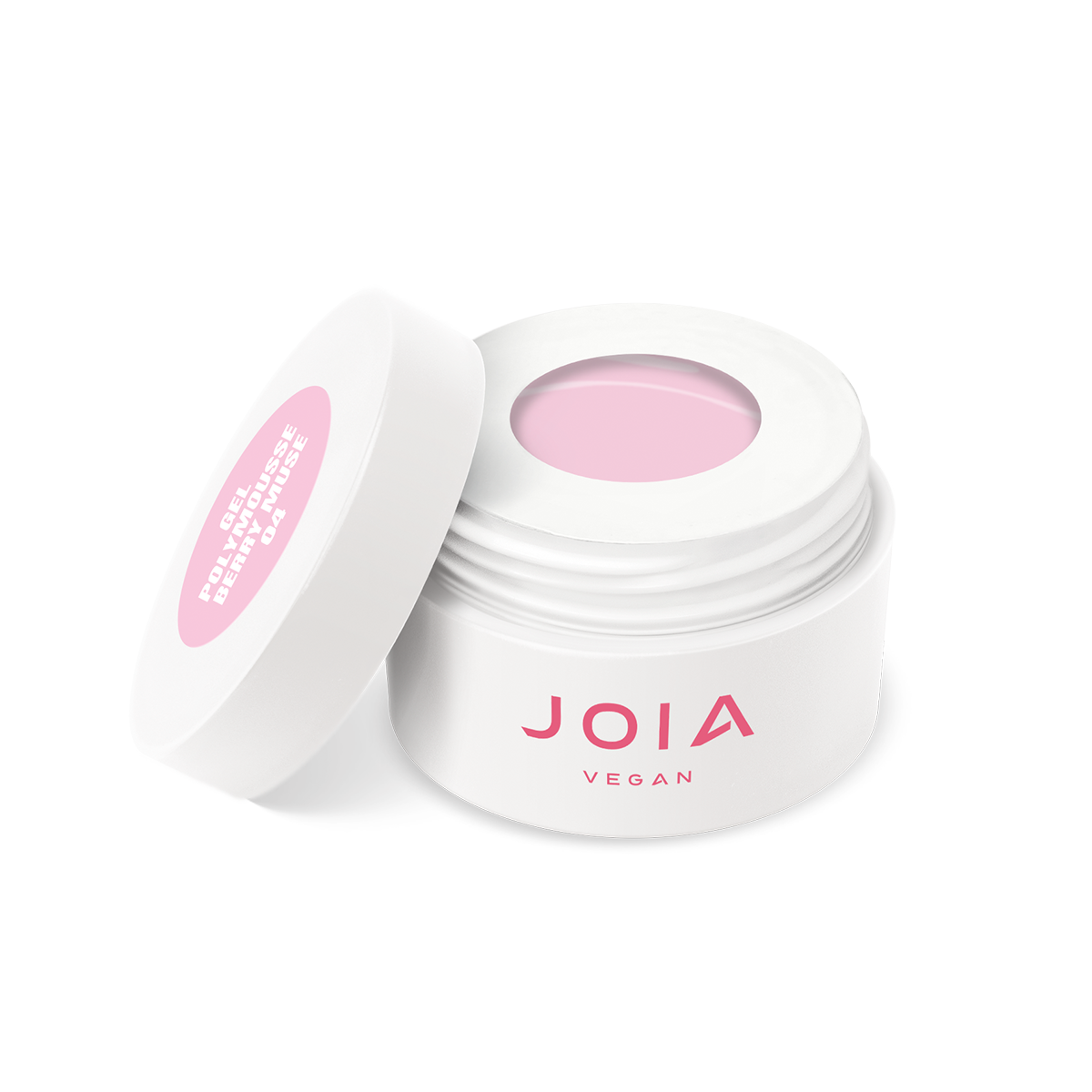 JOIA vegan UV/LED Polymousse Gel JOIA vegan, 04 Berry Muse, 15 ml