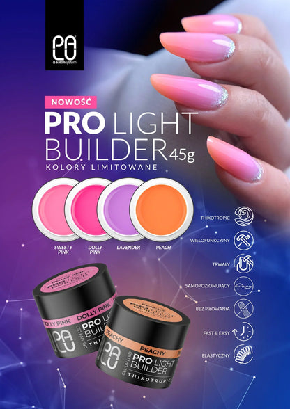 Palu - Pro Light Builder - Gel UV/LED - Dolly Pink 45g - Lady&Oscar