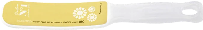 Raspa con abrasivi intercambiabili grana 100/180 aroma CAMOMILLA