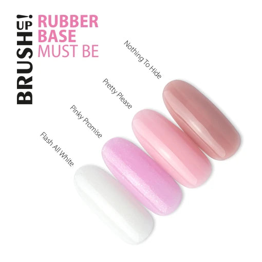 Dettaglio di Claresa Brush Up! Rubber Base Pinky Promise 5g