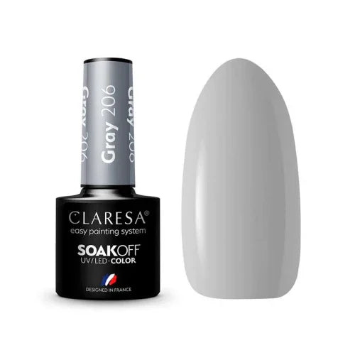 Claresa Smalto Semipermanente Gray 206 - 5g - Lady&Oscar