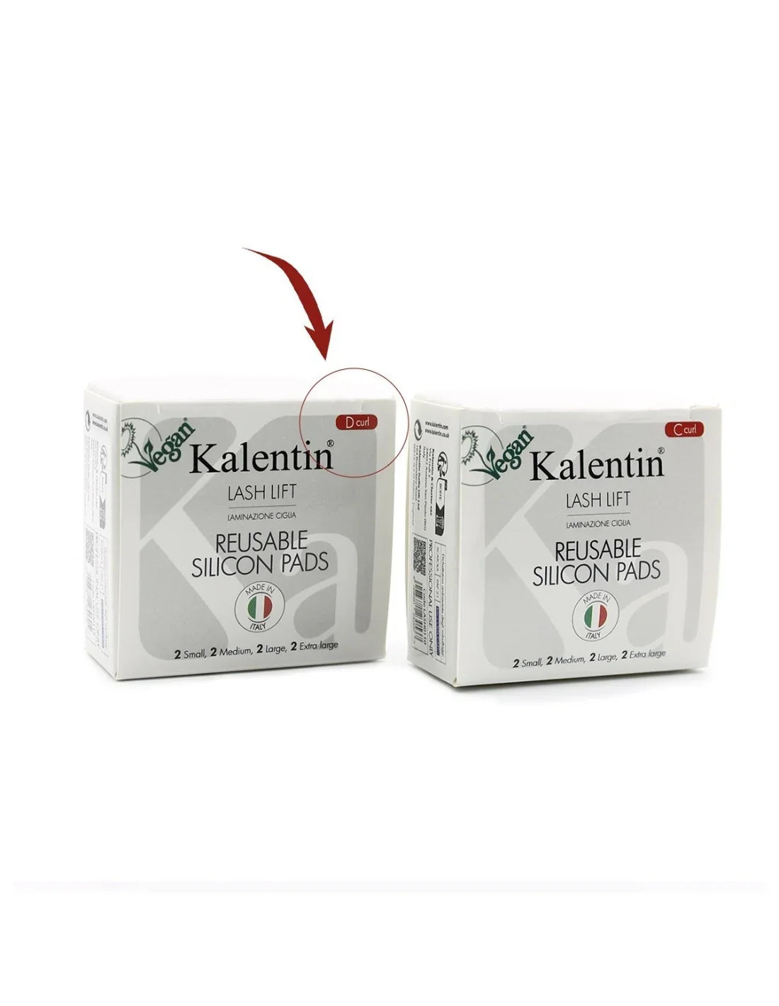 KALENTIN Siliconi Indeformabili SLIM 4 paia mix convergenti - Curvatura D - Lady&Oscar