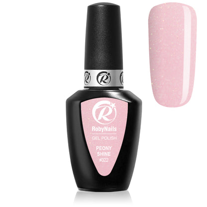 Gel Polish Peony Shine 8 ml RobyNails smalto semipermanente
