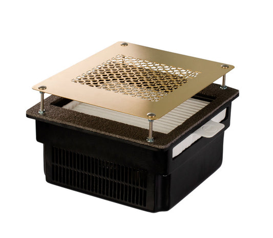 Built-in nail dust collector Teri Turbo black (golden mesh)