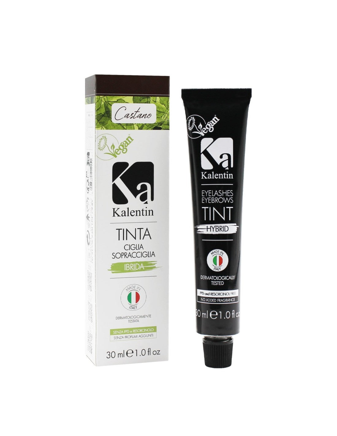 kalentin Tinta Ciglia/Sopracciglia Ibrida Castano 30ml