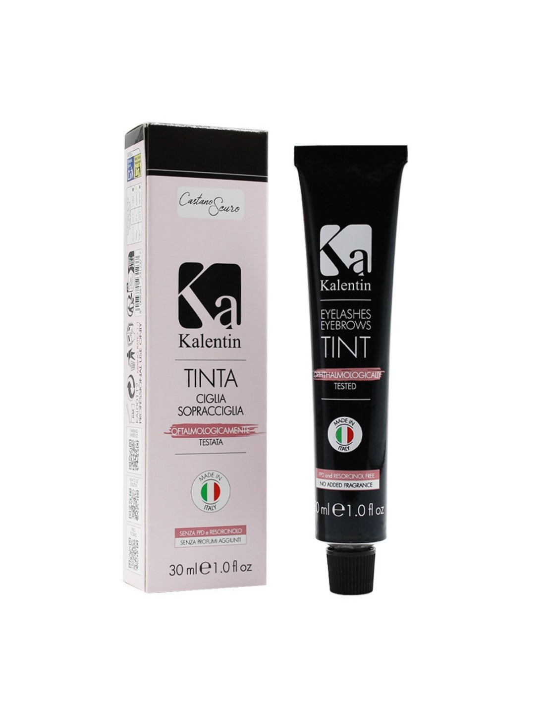Kalentin Tinta Ciglia/Sopracciglia Castano Scuro 30ml