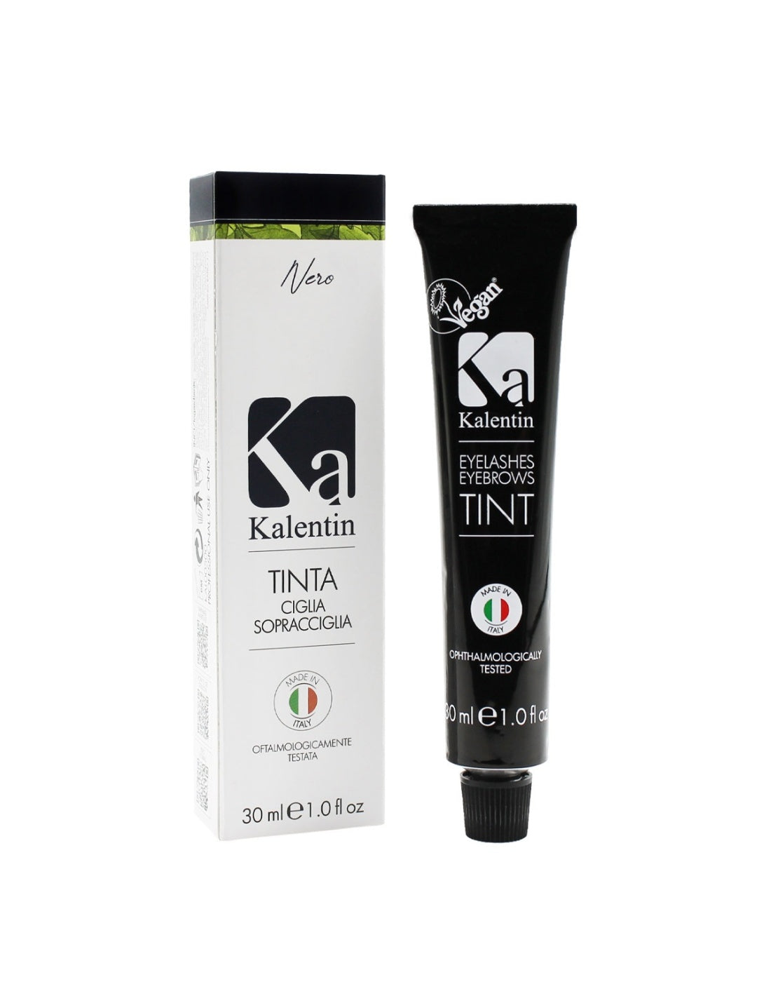 Kalentin Tinta Ciglia/Sopracciglia Ibrida Nero 30ml