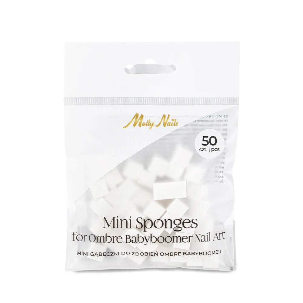 Molly Nails Mini spugnette per decorazioni unghie, ombre babyboomer