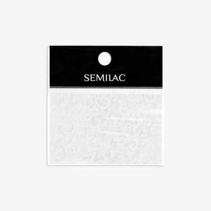 Semilac - Nail Transfer Foil White Lace