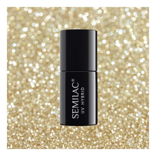 Semilac - Semipermanente Color 7ml - Platinum Collection - #260 Light Gold - Lady&Oscar