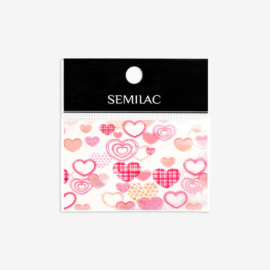 Semilac - Nail Transfer Foil Pink Heart